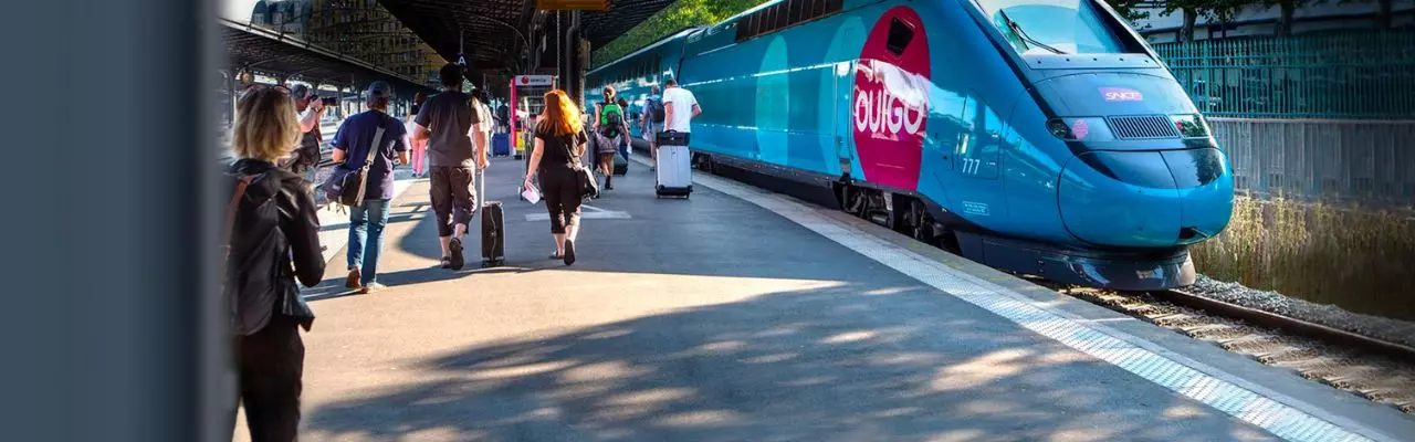 Train Ouigo en gare