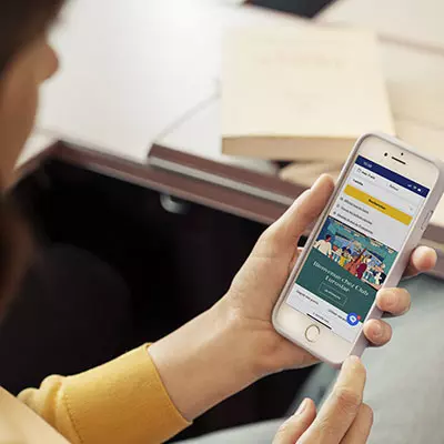 affichage du Club Eurostar sur un écran de portable