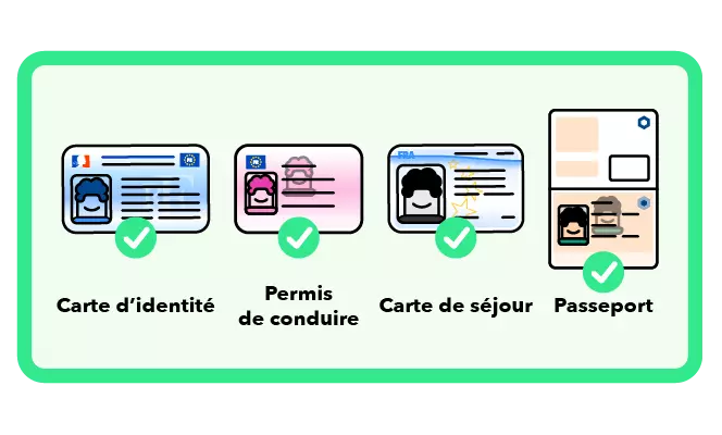 Documents acceptés lors d'un contrôle