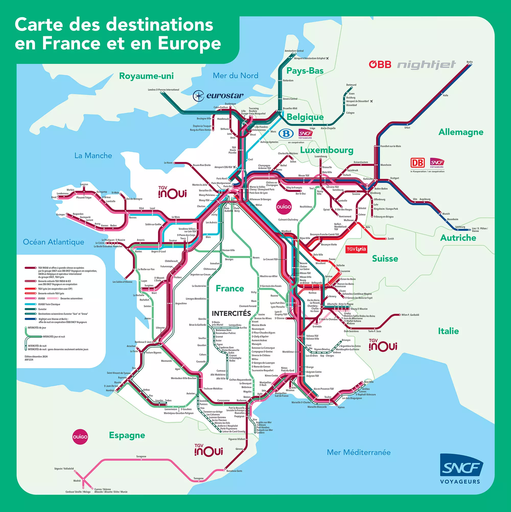 Our TGV INOUI Destinations SNCF Voyageurs Our TGV INOUI Destinations SNCF Voyageurs