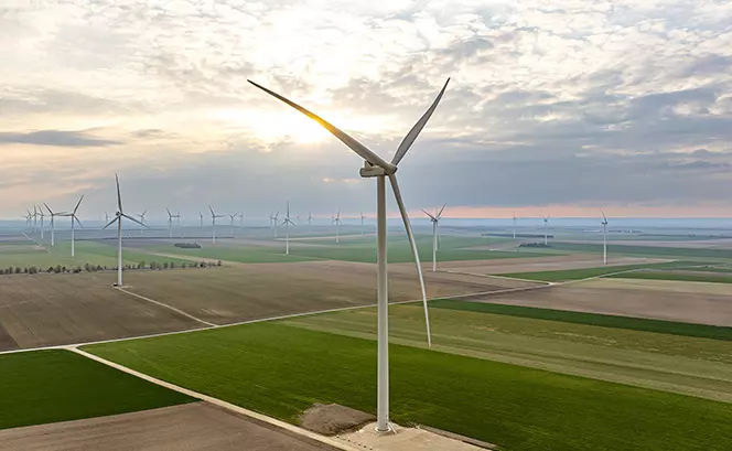 parc éolien de Cheniers Énergies (51).