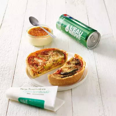 Tarte comme un tian - tomate, courgette et fromage Rocamadour by Rachel’s
