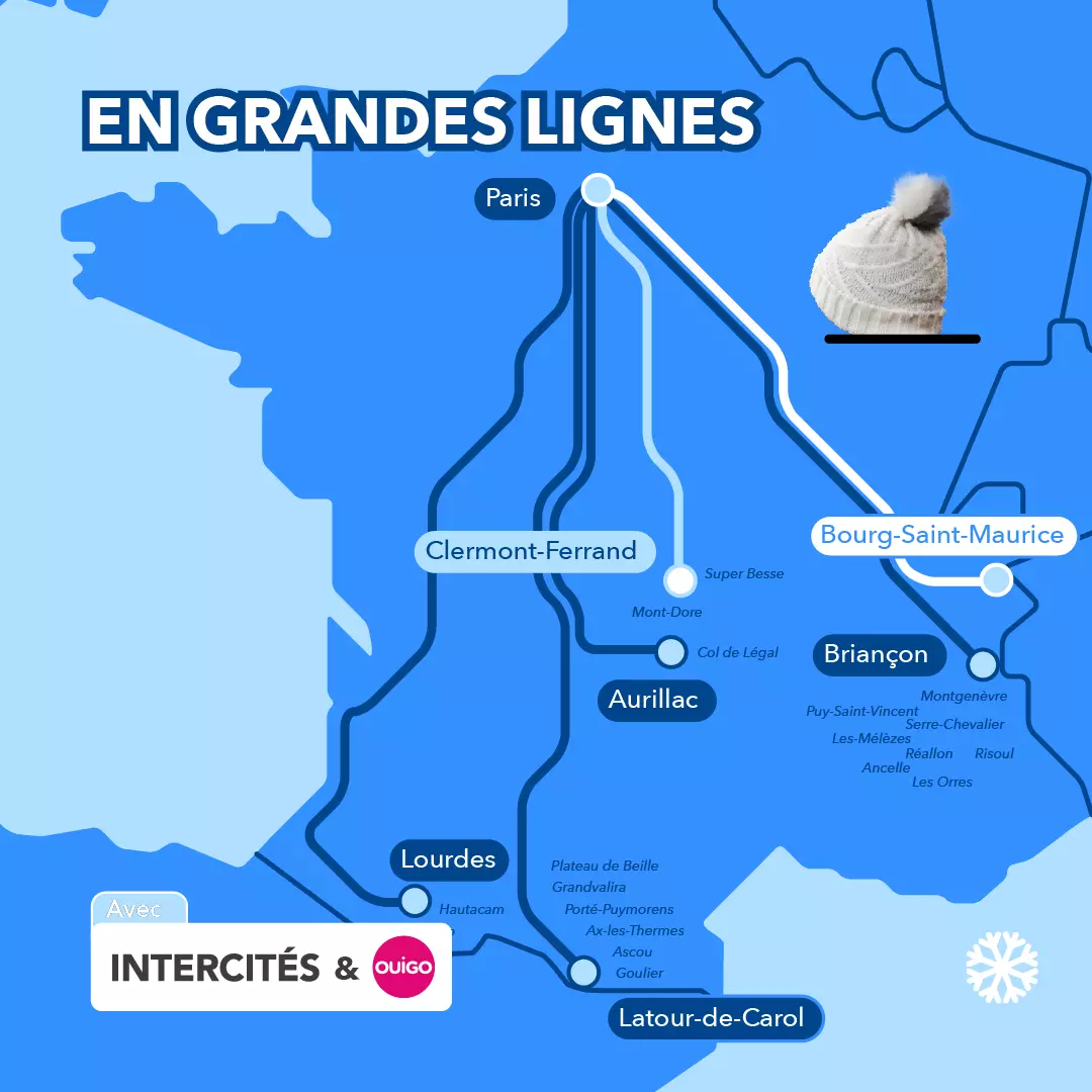 En grandes lignes avec INTERCITES et OUIGO